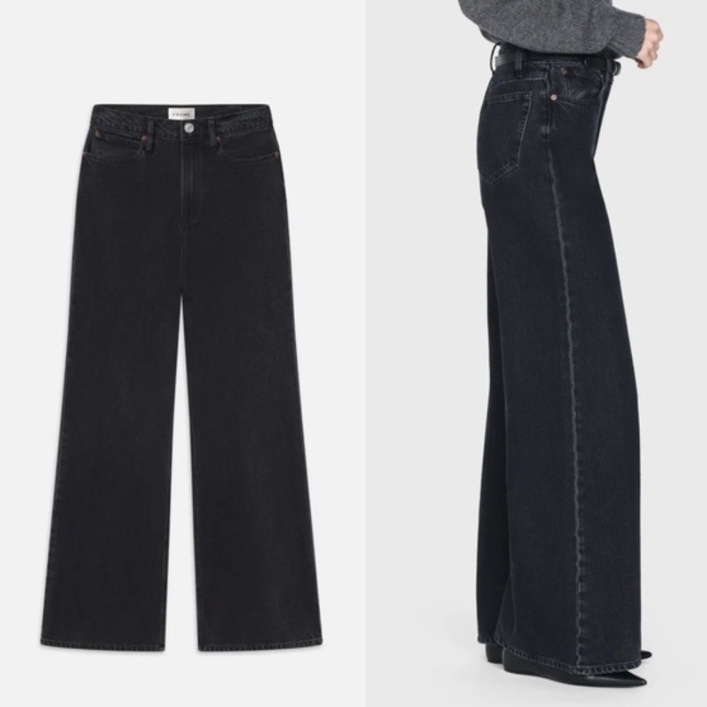 Frame easy wide flare jeans Inkwell 24 - Picture 5 of 16